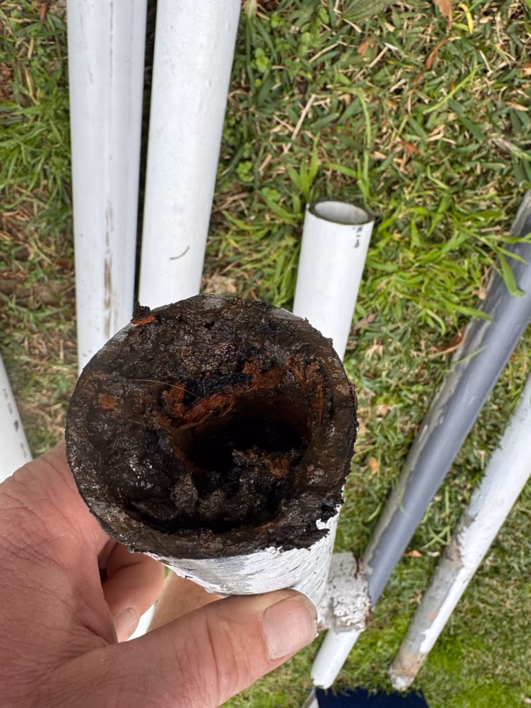 Severely blocked drain - Platinum Plumbers